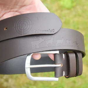 Ledergürtel für Jäger Weidmannsheil