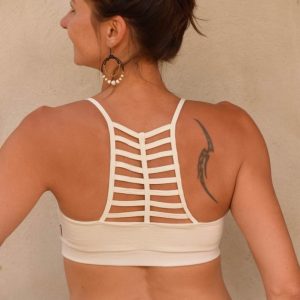 Bustier Top CHI Yoga Oberteil Weiß