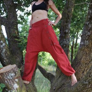 Haremshose Sarouel | Unisex | Rostrot