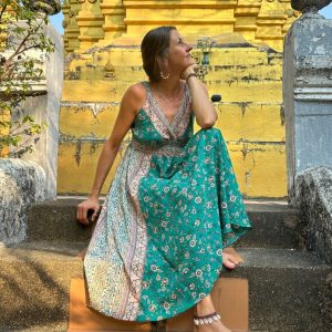 Sommerkleid ALMA | Grün