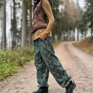 Kuschelige Winterhose Pumphose FLAUSCHI | Petrolgruen