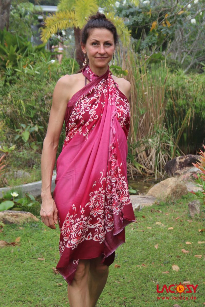 Sarong Strandtuch Unisex COLORFLOW – Bild 4