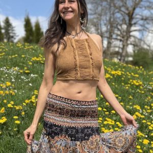 Crop Top KAYA | Neckholder Top | Masala